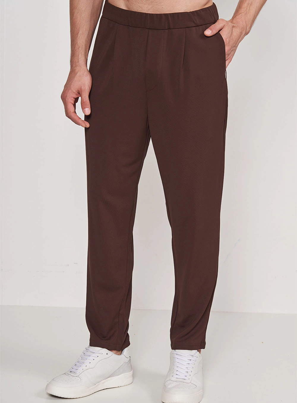 Calça Alfaiataria Marrom Marrom