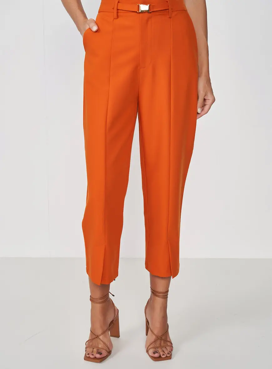 Calça Joana Carrot Niki Russet