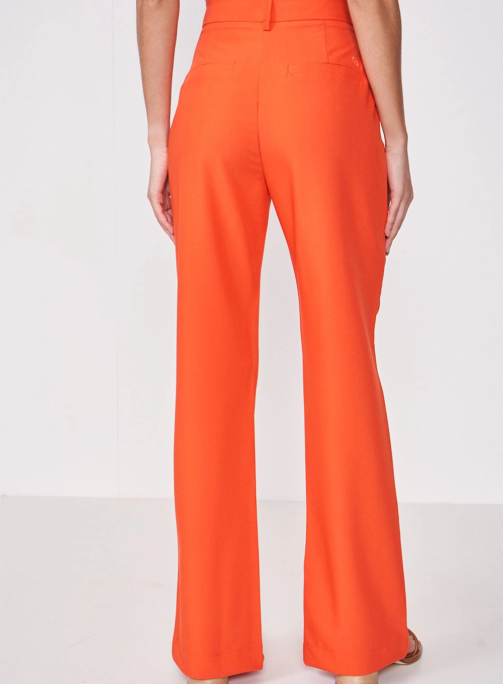 Calça Roby Alfaiataria Niki Laranja