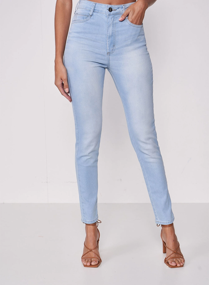 Calça Jeans Bruna Garcez Sky Delavê