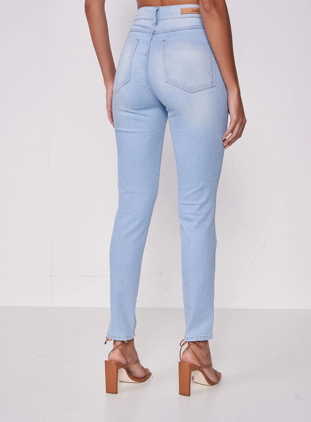 Calça Jeans Bruna Garcez Sky Delavê Índigo