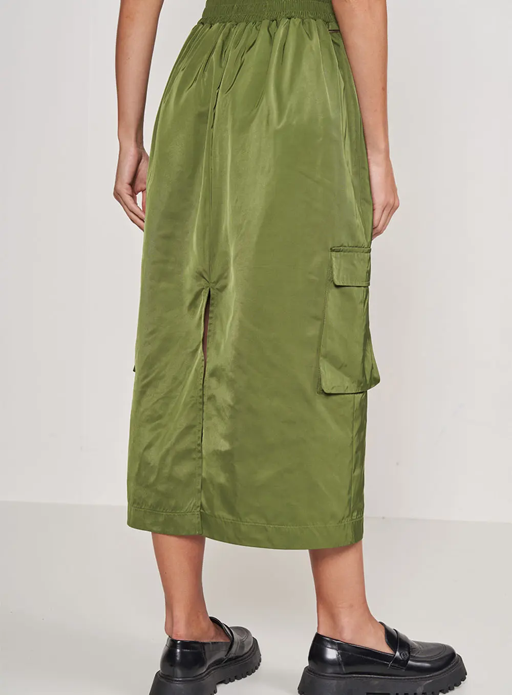 Saia De Nylon Joana Verde Livas