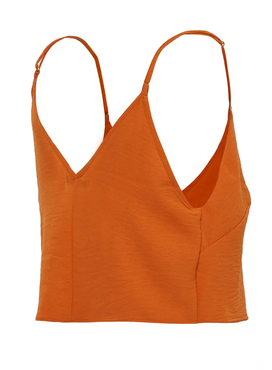 Blusa Com Detalhe Frente Laranja 3