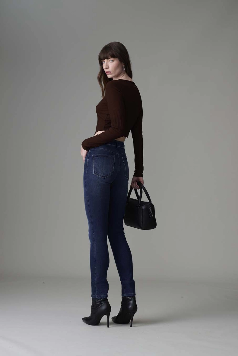 Blusa Confort Canelada Marrom 2