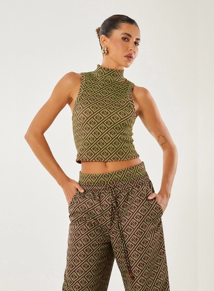 Blusa Gola Alta Monograma