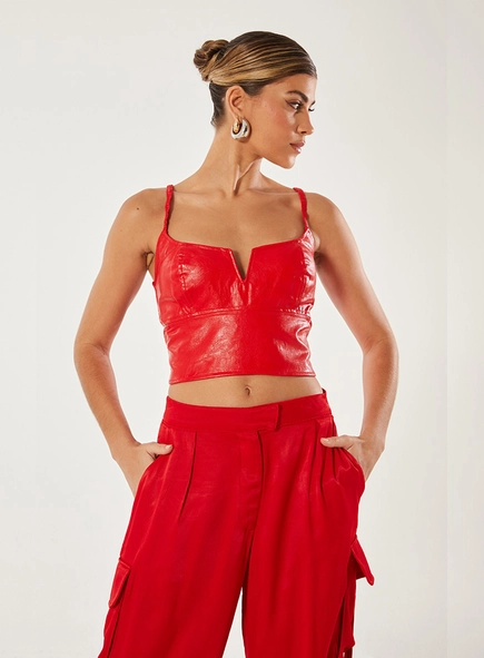 Top Cropped Com Abertura