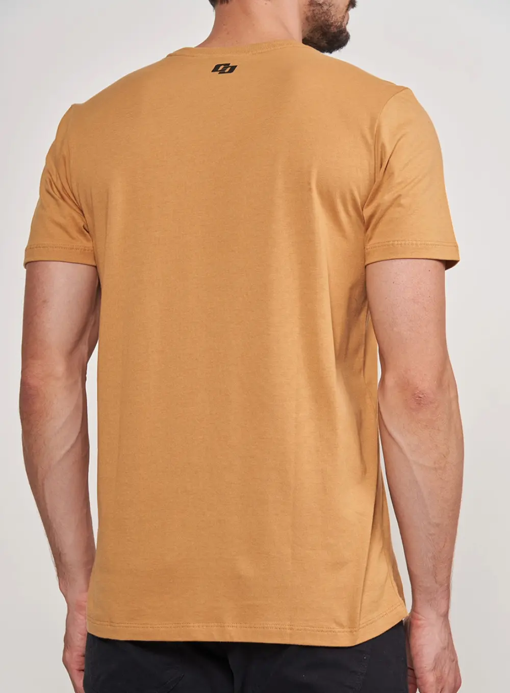 Camiseta Slim Marrom Duplo C Marrom