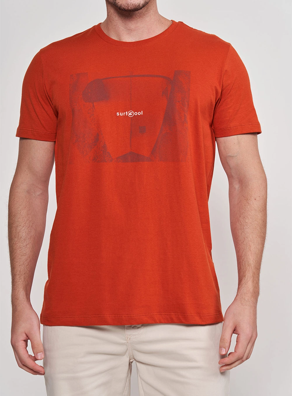 Camiseta Slim Surfcool Laranja