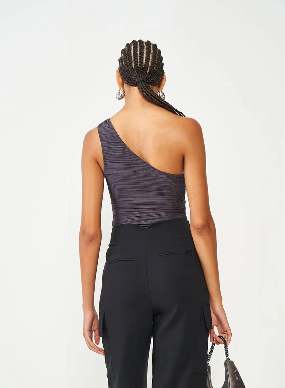 Blusa Slim Canelada CINZA
