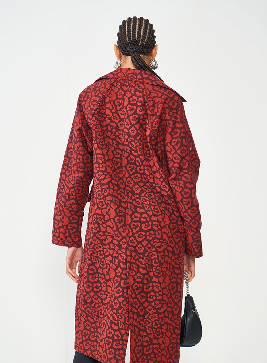 Casaco Bege Jacquard