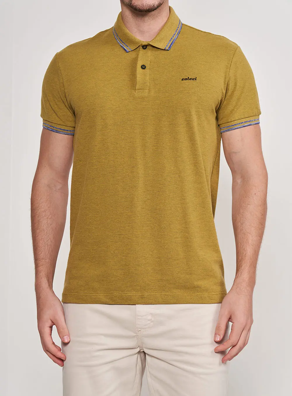 Camisa Polo Masculina Verde Colcci Verde Biome