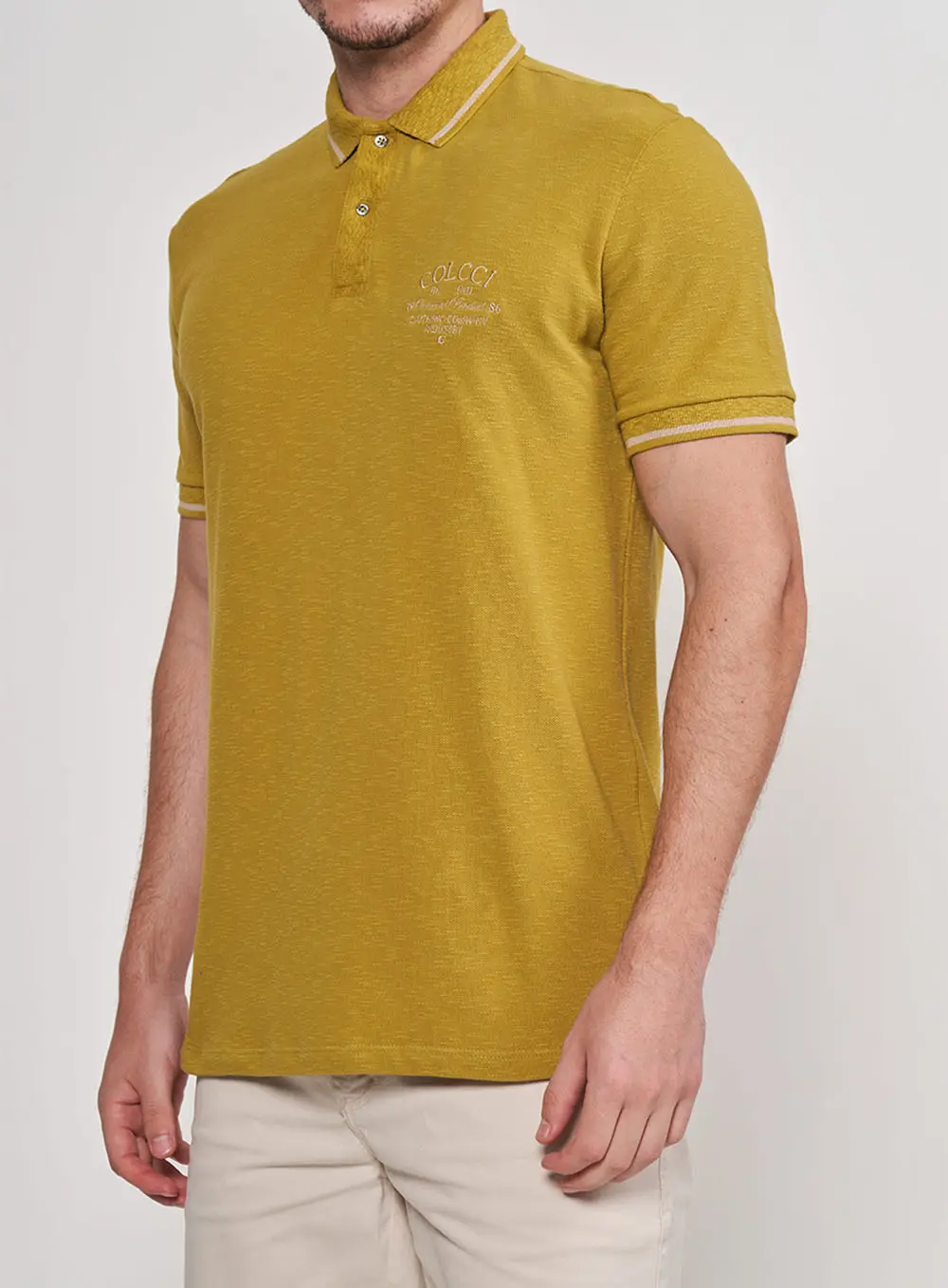 Polo Colcci Verde Masculina Verde Biome