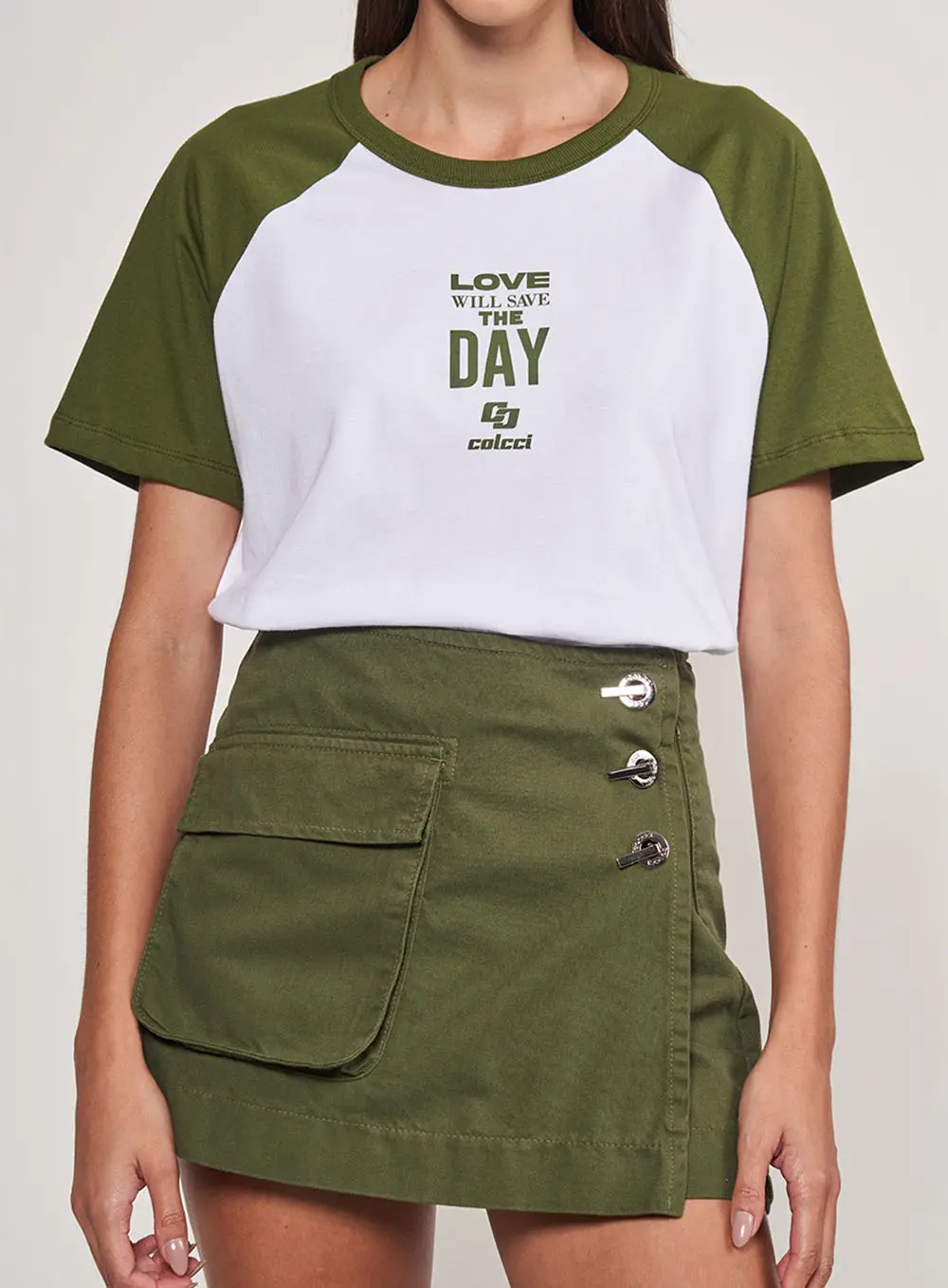Camiseta Love Will Save The Day Verde Livas