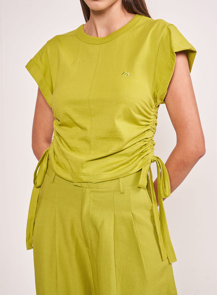 Camiseta Com Elástico Interno