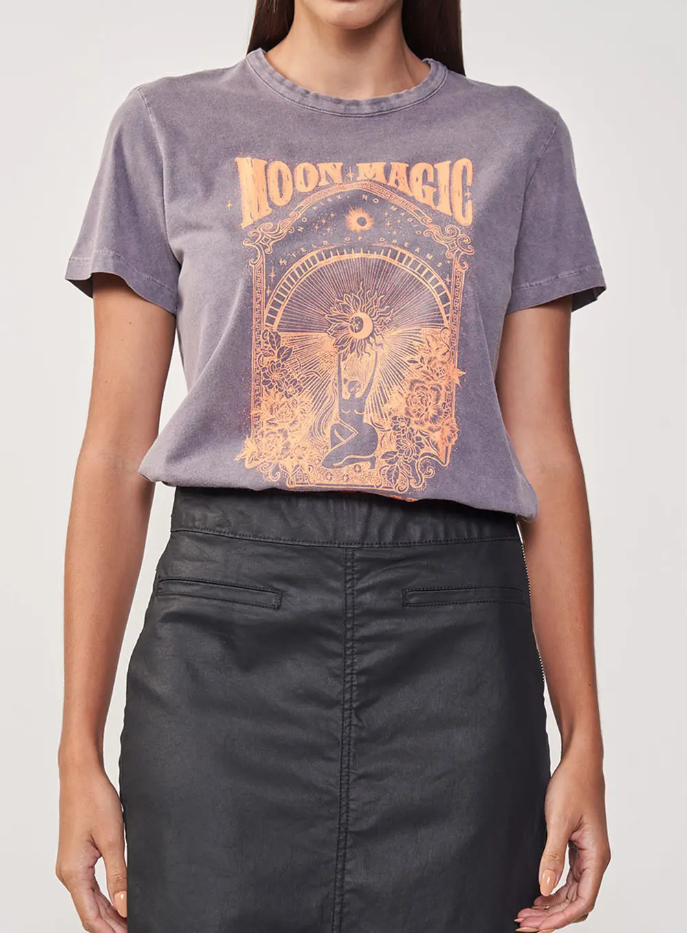 Camiseta Estampada Moon Magic CINZA