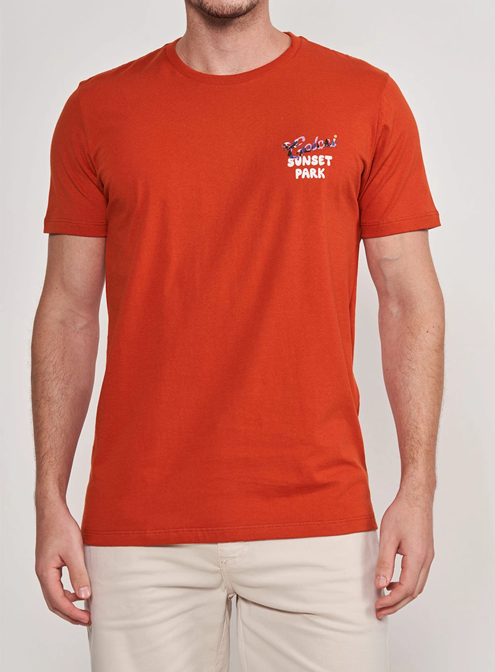 Camiseta Estampada Sunset Park Laranja