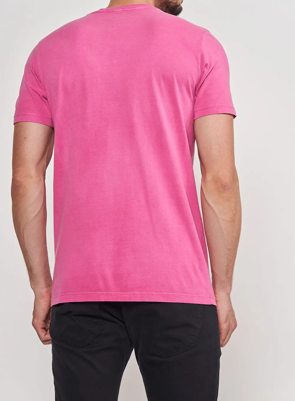 Camiseta Slim Colcci Rosa Hiller