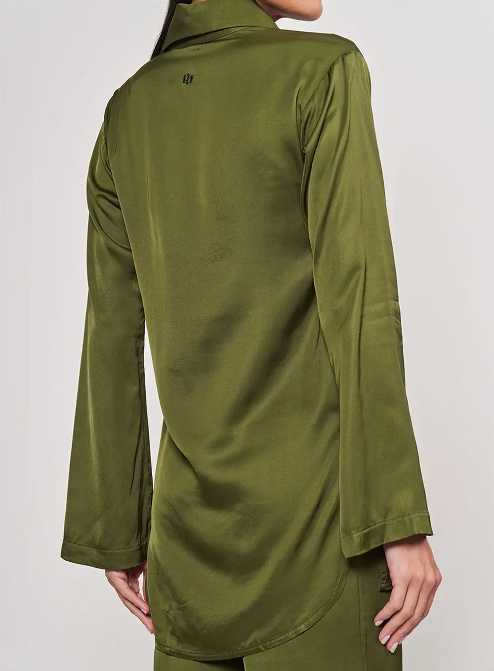 Blusa Comfort Com Peitilho Verde Livas