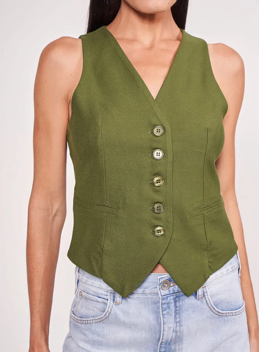 Colete Alfaiataria Comfort Verde Verde Livas