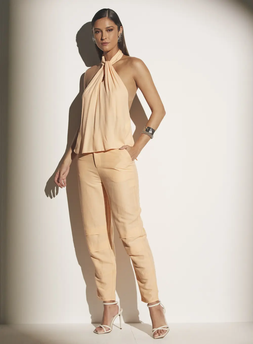Blusa Frente Única Laranja 4