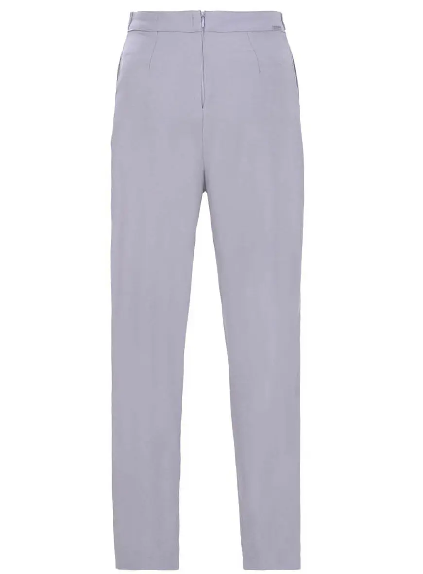 Calça Alfaiataria Cós Martingale Cinza 2