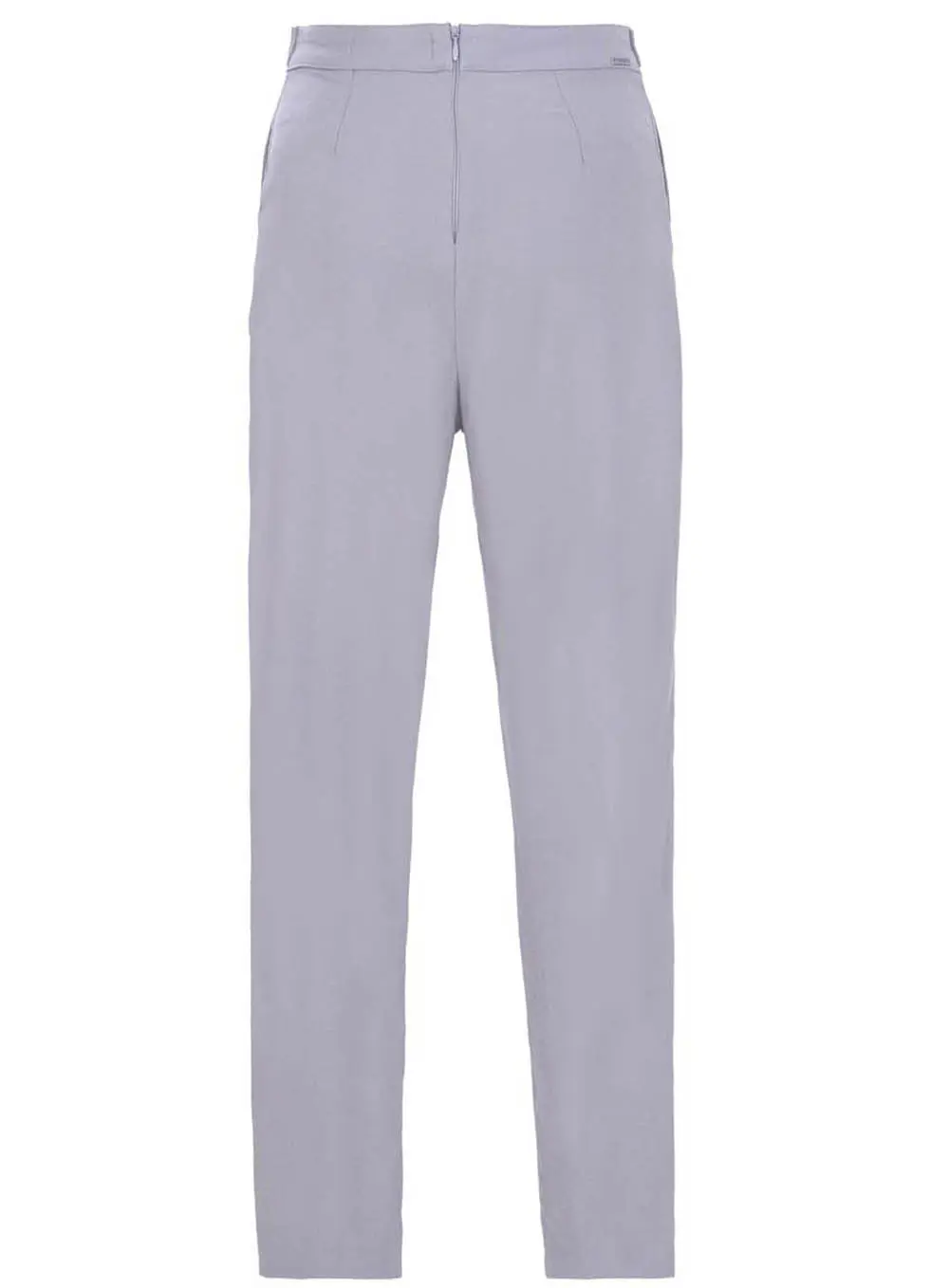 Calça Alfaiataria Cós Martingale Cinza 2