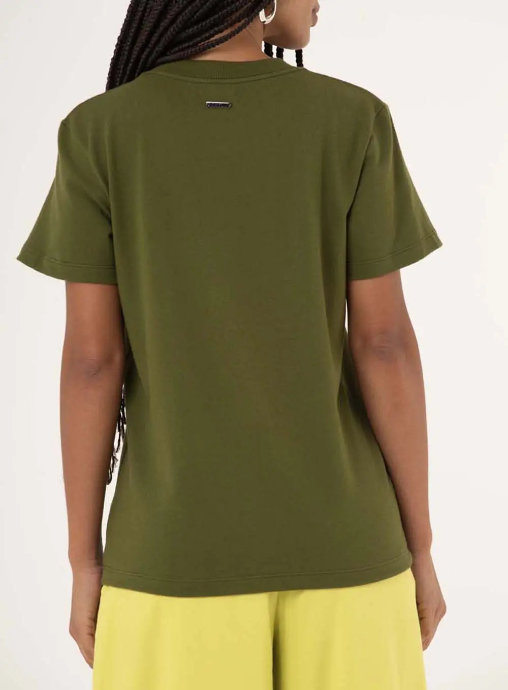 Camiseta Detalhe Matelassê Verde Livas 2