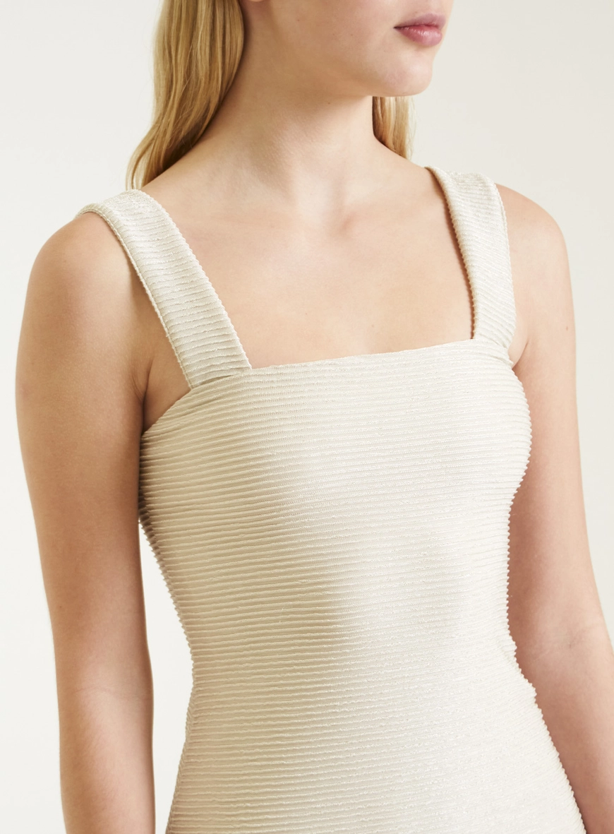 Vestido Justo Forum Bege