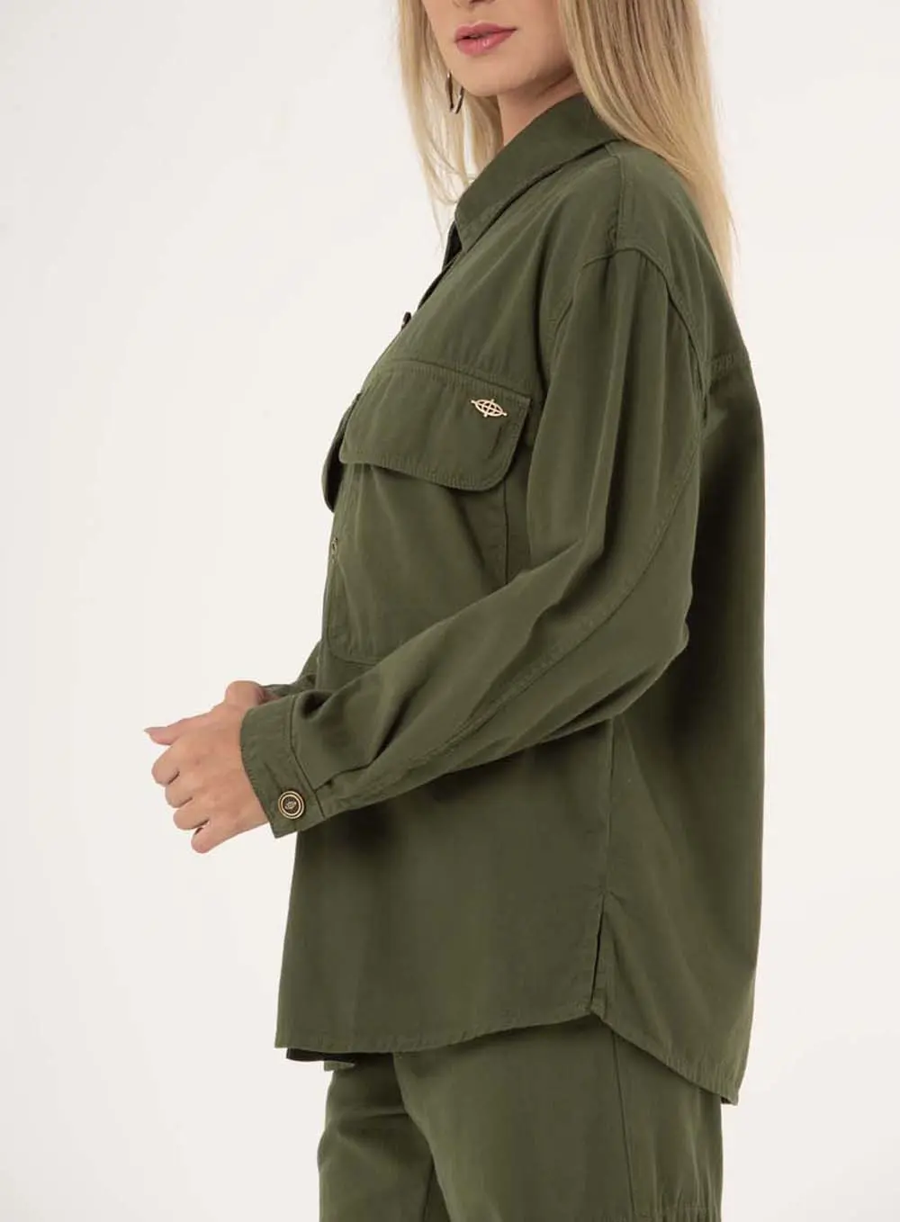 Camisa Sarja Verde Livas 3