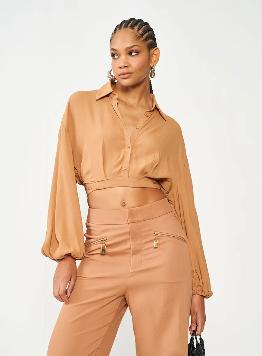 Camisa Cropped Comfort