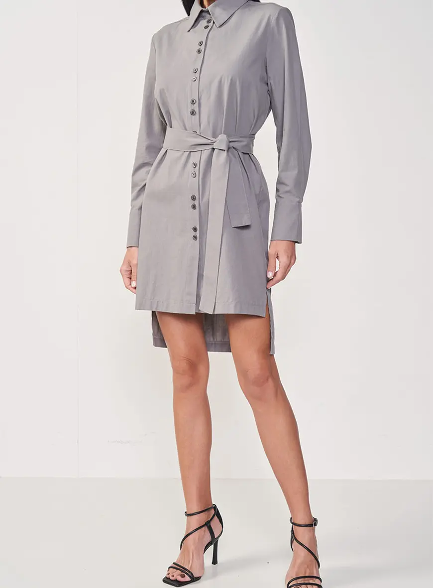 Vestido Alfaiataria Com Amarração