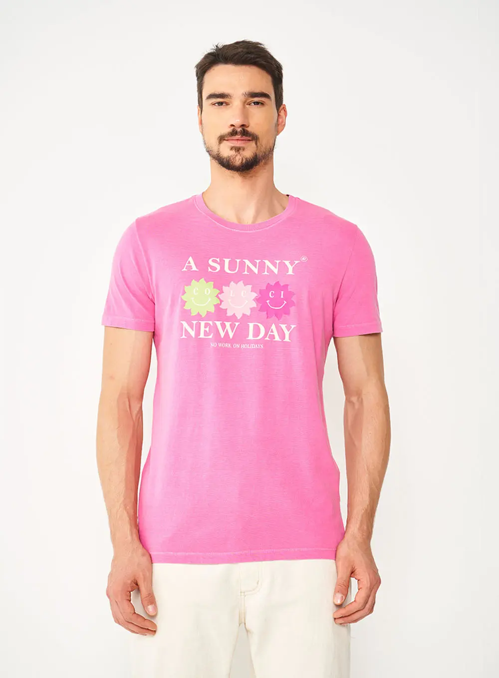Camiseta Colcci Rosa Hiller