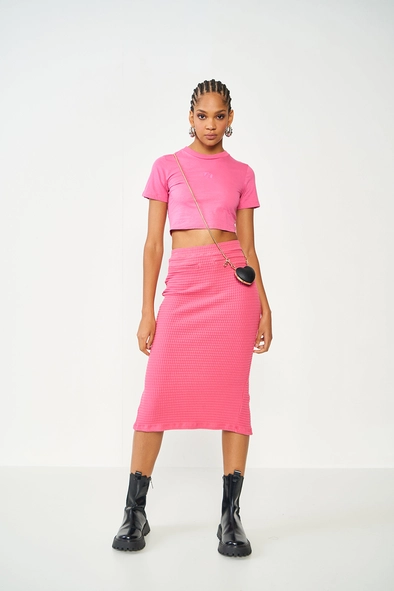 Camiseta Feminina Baby Look Rosa Hiller