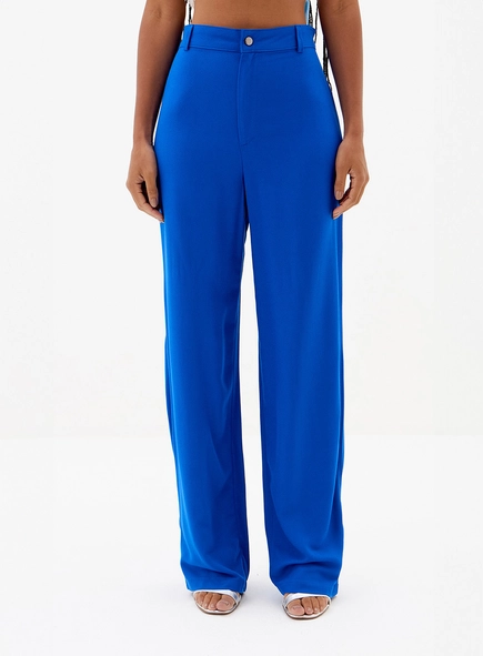 Calça Reta Lisa Alfaiataria