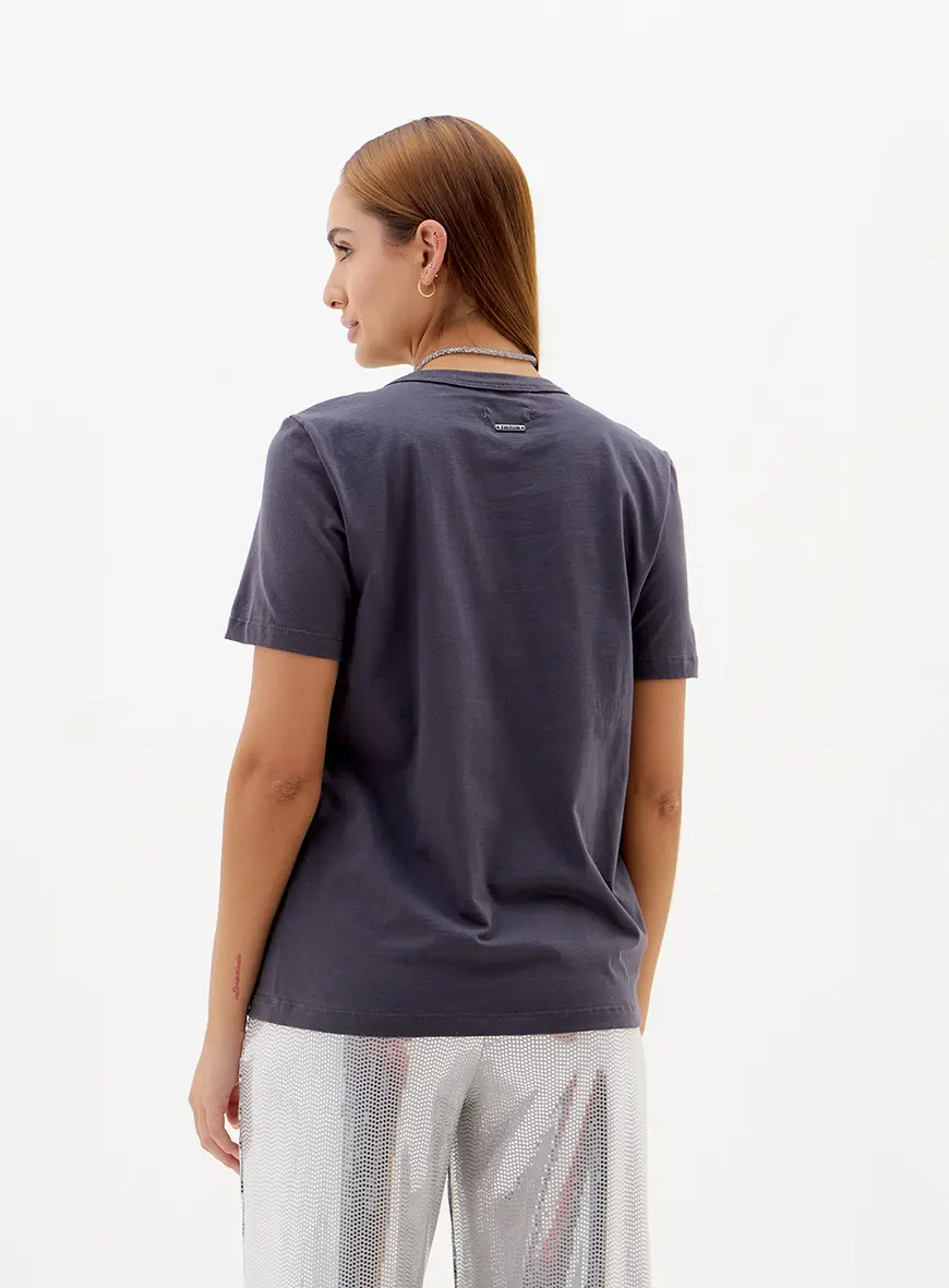 Camiseta Comfy Estampa The Secret Garden CINZA 2