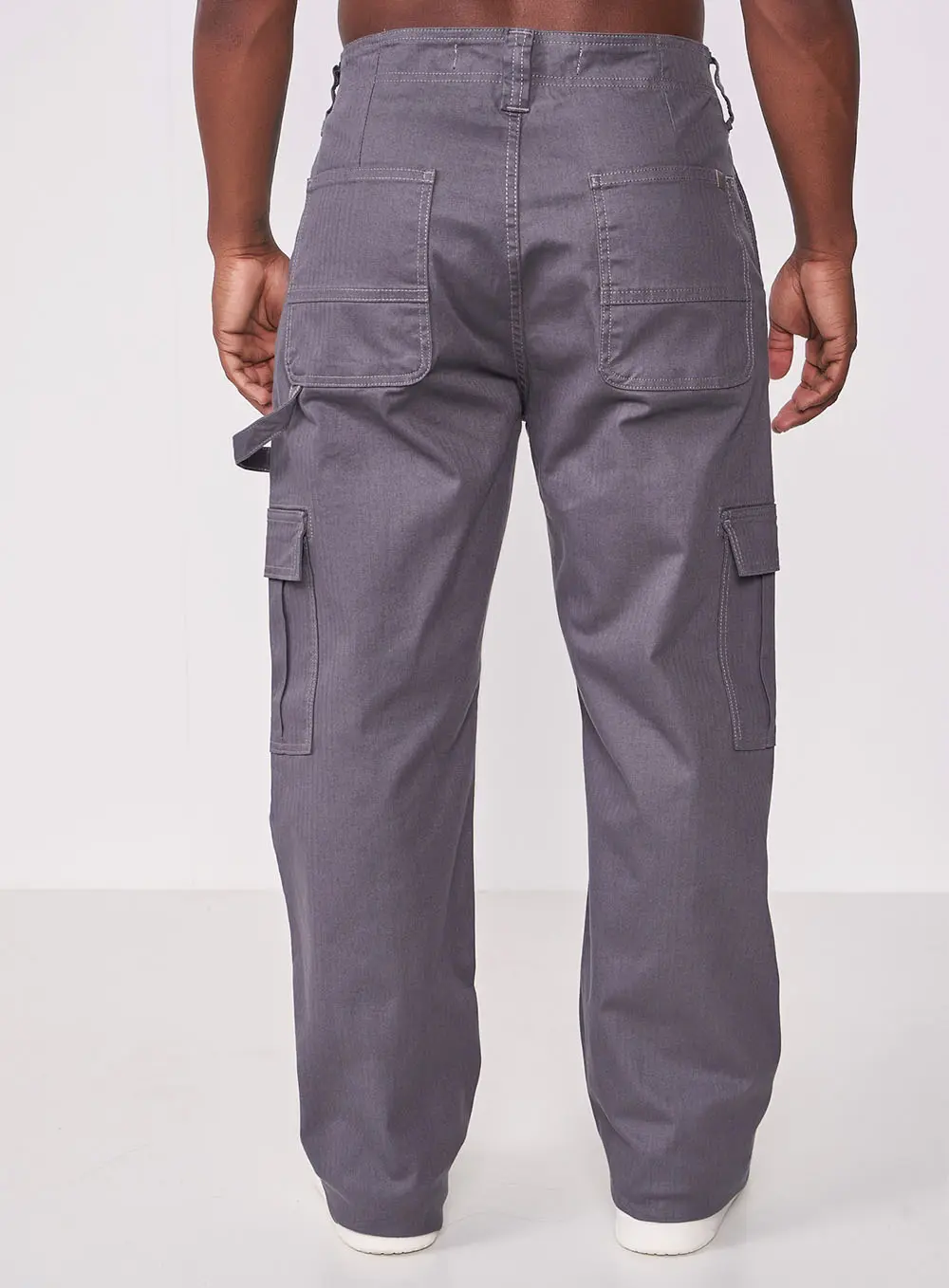 Calça Reta Work Cargo Valencia CINZA