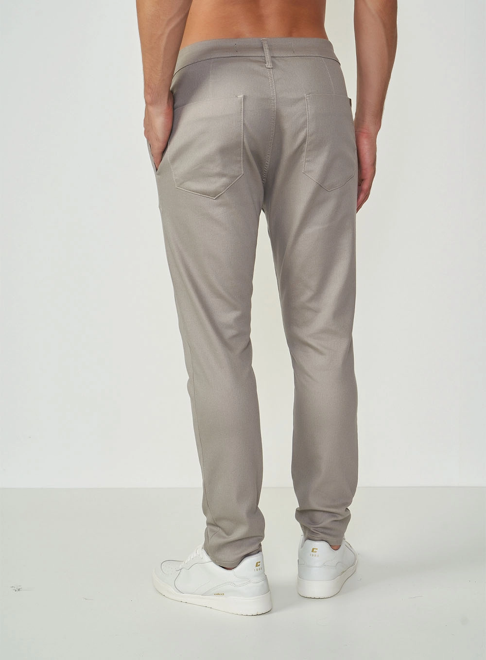 Calça Sarja New Chino Flint Gray Cinza