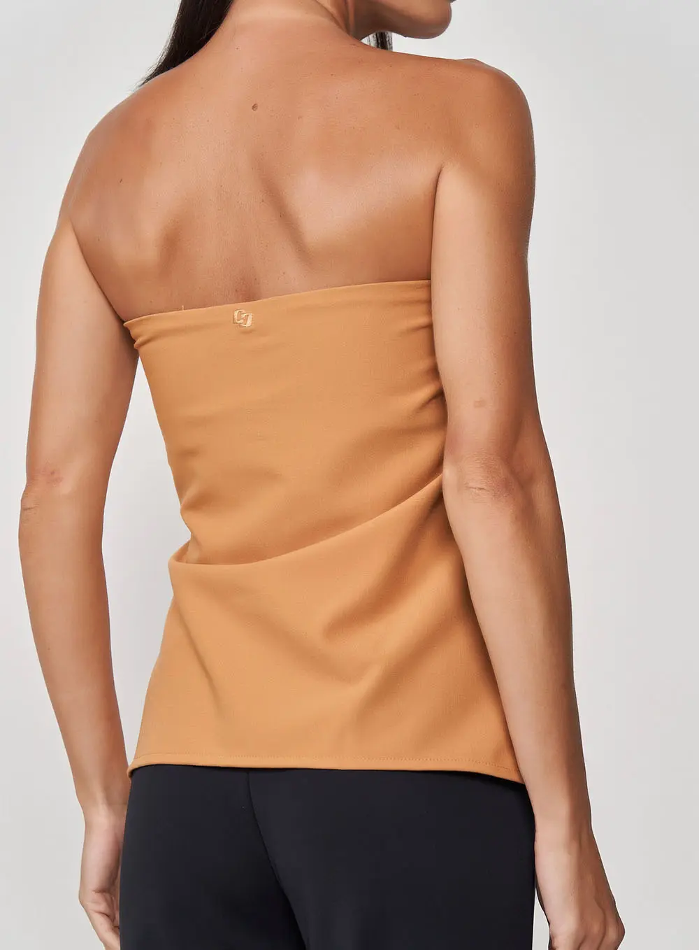 Blusa Slim Niki Tomara Que Caia Bege