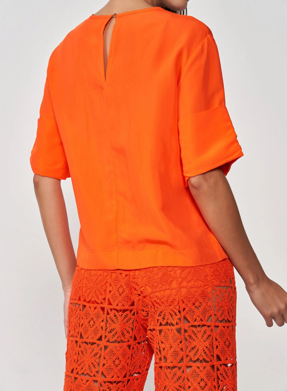 Blusa Box Francine Laranja