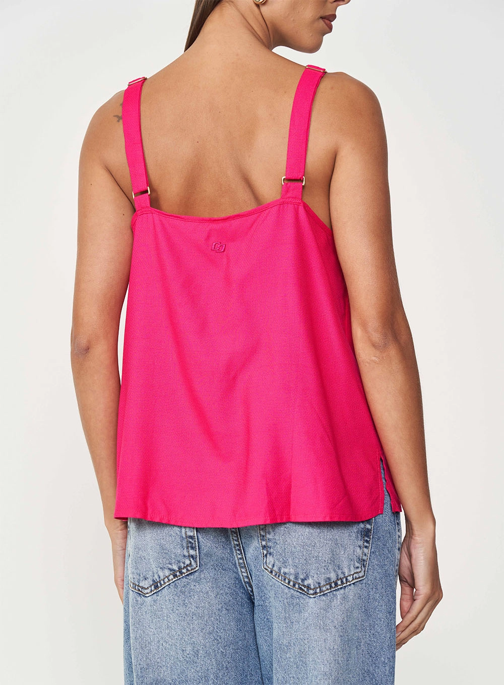 Regata Comfy Suzie Com Alças Reguláveis Rosa