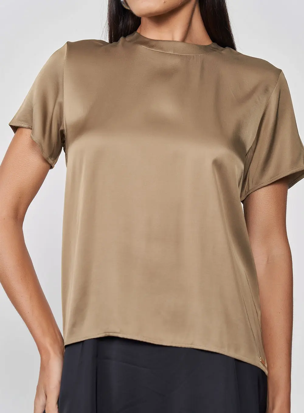 Camiseta Boy Anabelly Misk Bege Misk