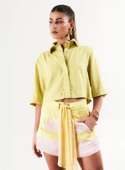 Short Comfy Com Amarração Maxi Listras