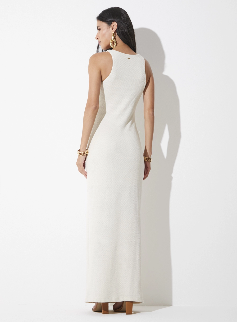 Vestido Longo Essential Bege 2