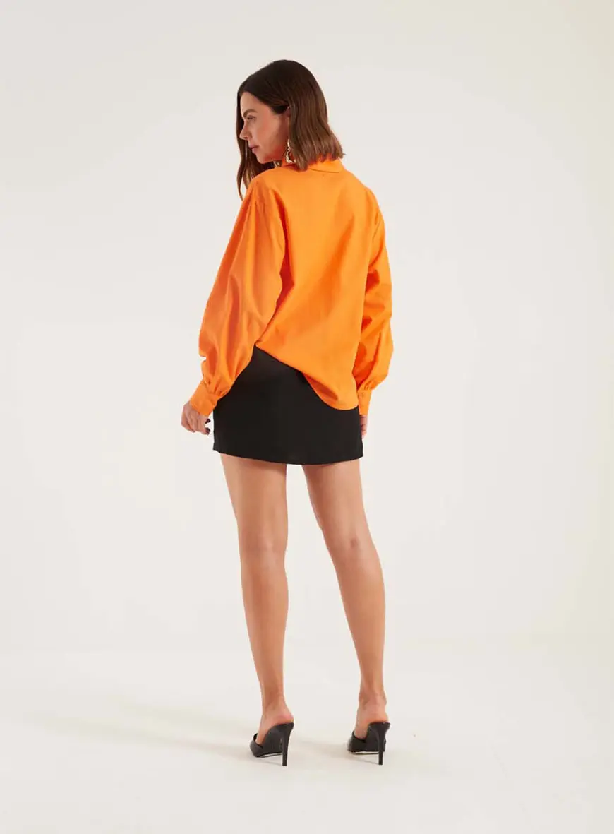 Camisa Comfy Oversized Laranja 8