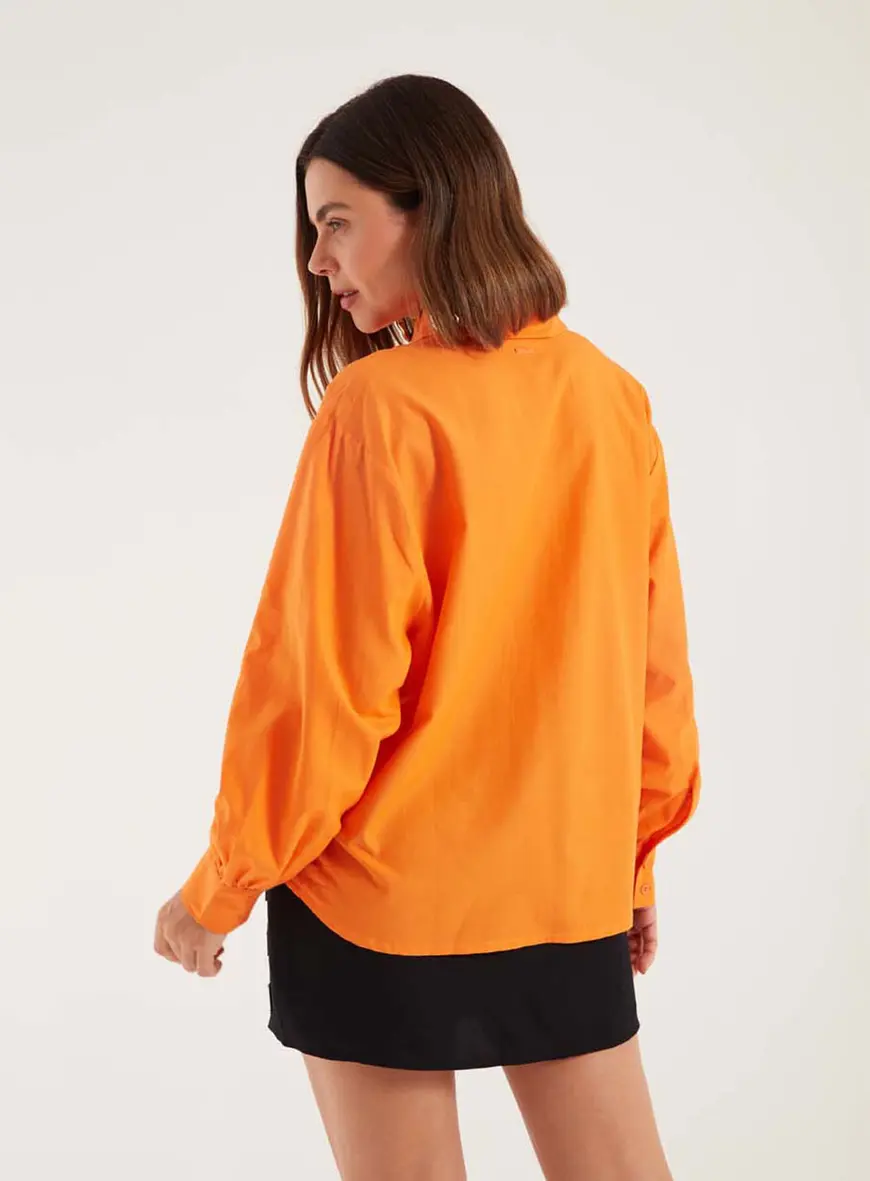 Camisa Comfy Oversized Laranja 2
