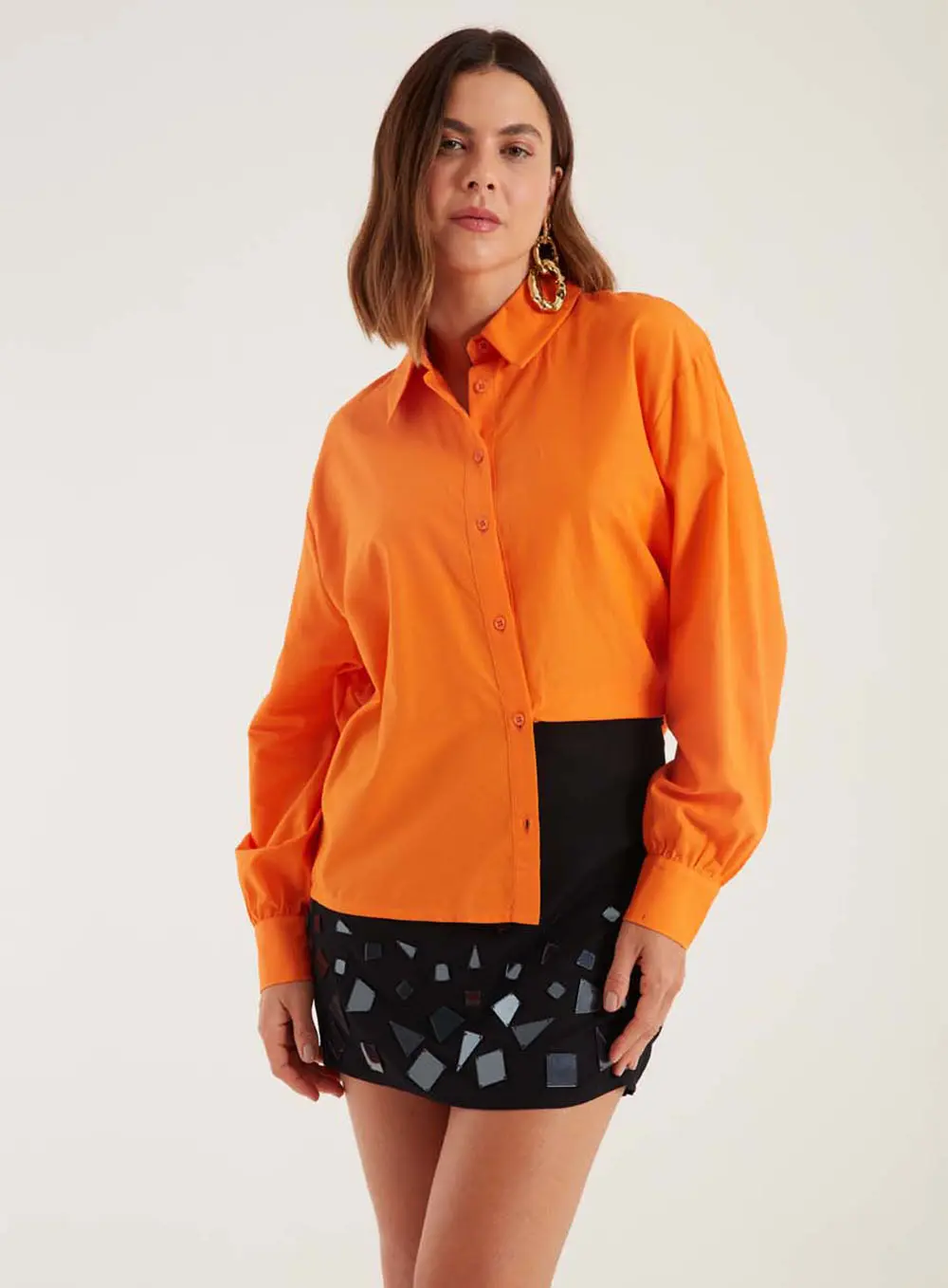 Camisa Comfy Oversized Laranja 5