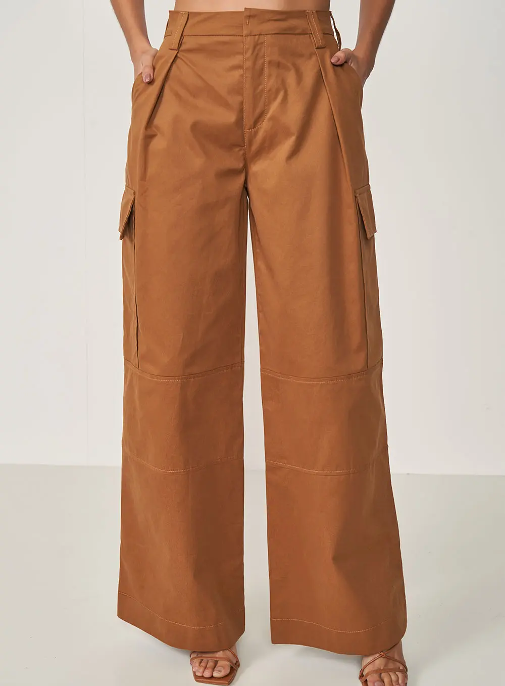 Calça Sarja Jade Marrom