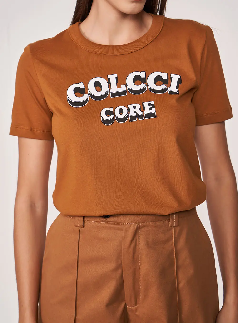 Camiseta Colcci Marrom