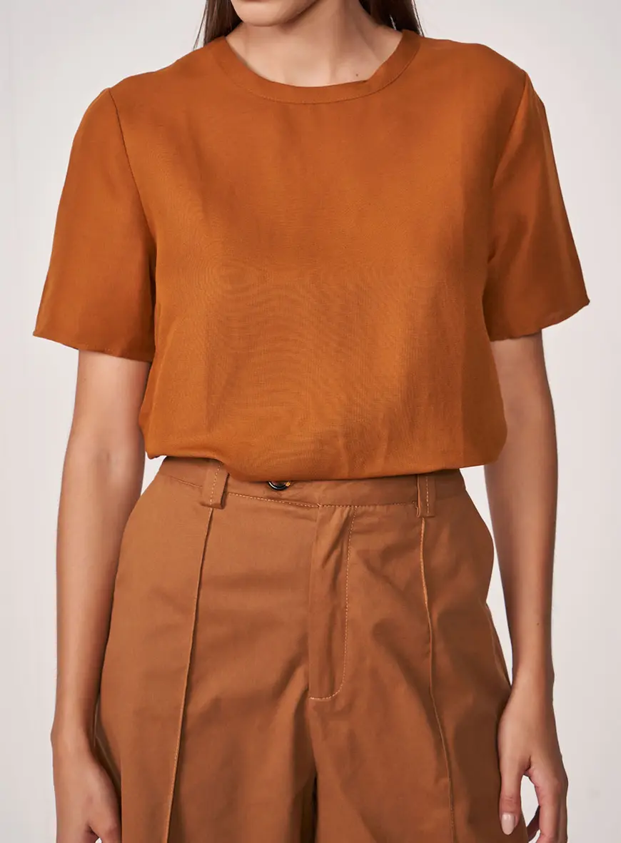 Camiseta Boy Basics Com Linho Maiara