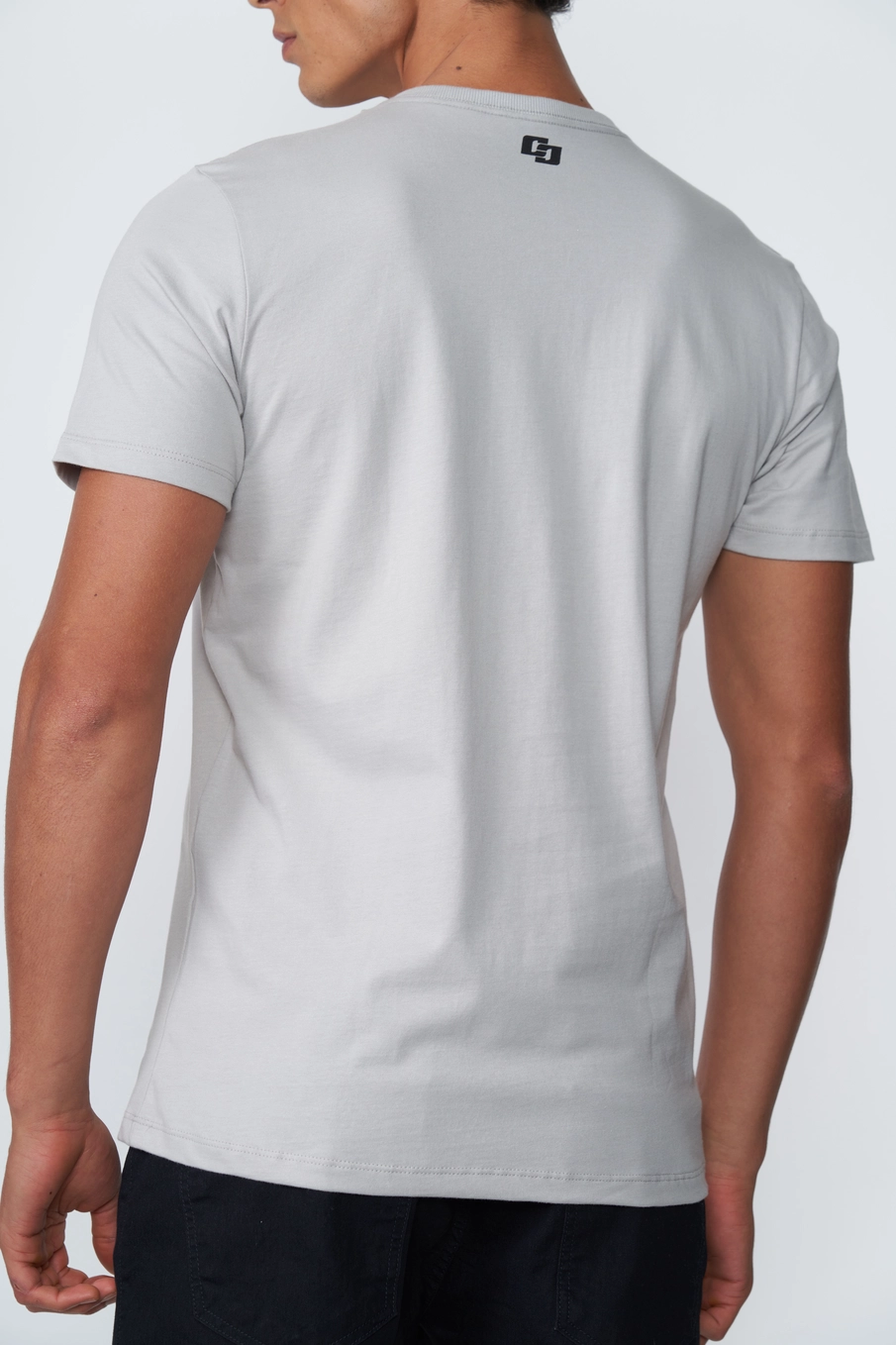 Camiseta Estampada Masculina Cinza